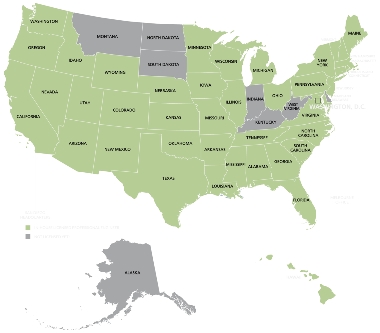 Watershape Consulting Inc. License Map